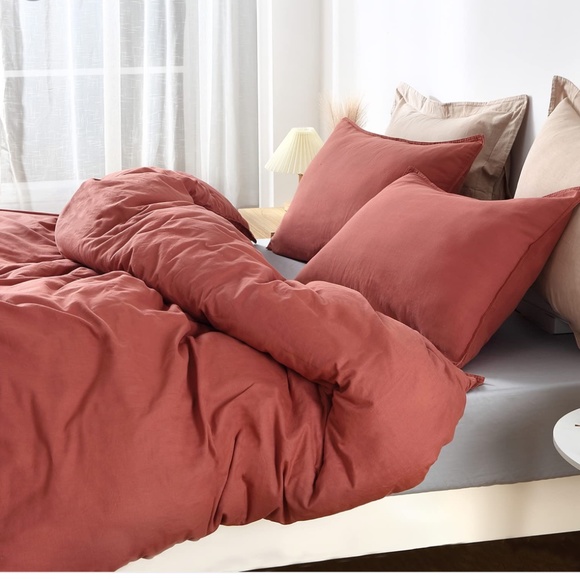 Bedding New Chic Farmhouse Duvet Cover Set 3 Pieces King Size 14x90